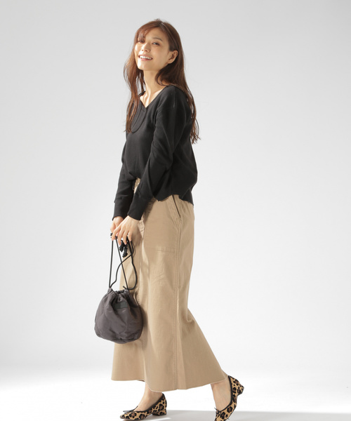 CONVERSE（コンバース）の「【CONVERSE(コンバース)】ヒョウタンキルト巾着バッグ（ショルダーバッグ・レディース・チャコール/ブラック/ベージュ・FREE）」の20枚目の写真