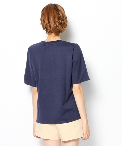 Another Edition（アナザーエディション）の「AE SANDIEGO T（Tシャツ/カットソー・レディース・グレー/ワインレッド/ネイビー・フリー）」の6枚目の写真