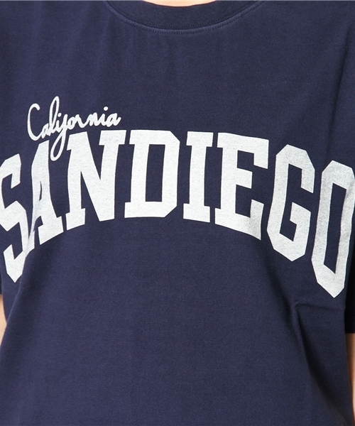 Another Edition（アナザーエディション）の「AE SANDIEGO T（Tシャツ/カットソー・レディース・グレー/ワインレッド/ネイビー・フリー）」の9枚目の写真