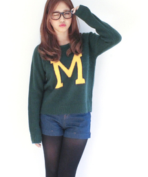 WEGO | WEGO/ハイウエストロールアップショーツ(デニムパンツ)