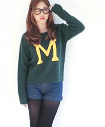 WEGO | WEGO/ハイウエストロールアップショーツ(デニムパンツ)