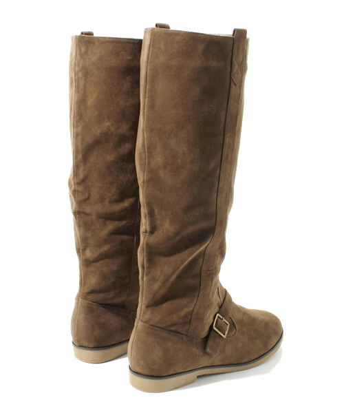 ORiental TRaffic（オリエンタルトラフィック）の「2月3日AM10時販売終了★エンジニアロングブーツ★3706（ブーツ・レディース・ブラック/カーキ/ブラウン・MEDIUM/LARGE/LL/SMALL）」の6枚目の写真