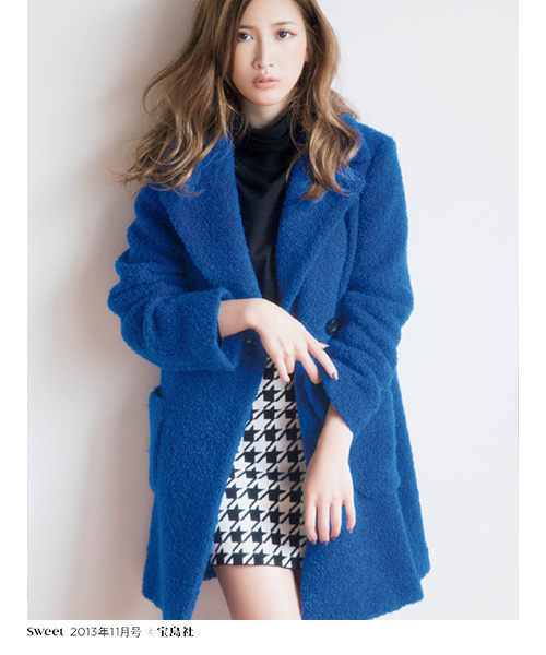 Ray BEAMS（レイビームス）の「◎□Ray BEAMS / ループ チェスターWコート（その他アウター・レディース・ブルー/ブラック・0/1）」の14枚目の写真