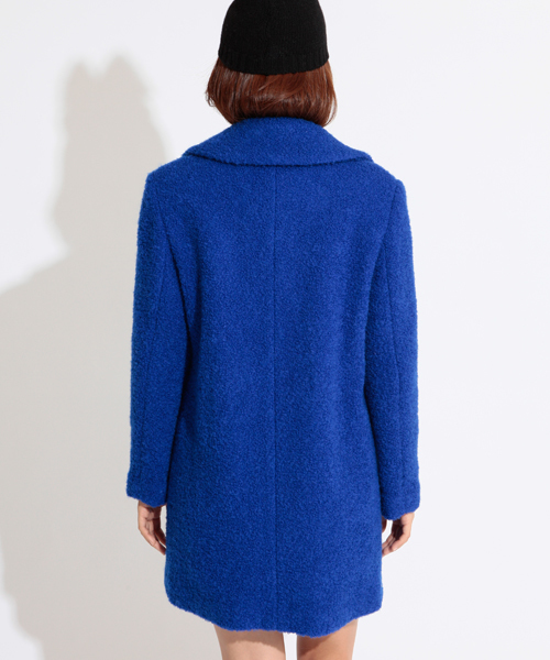 Ray BEAMS（レイビームス）の「◎□Ray BEAMS / ループ チェスターWコート（その他アウター・レディース・ブルー/ブラック・0/1）」の4枚目の写真