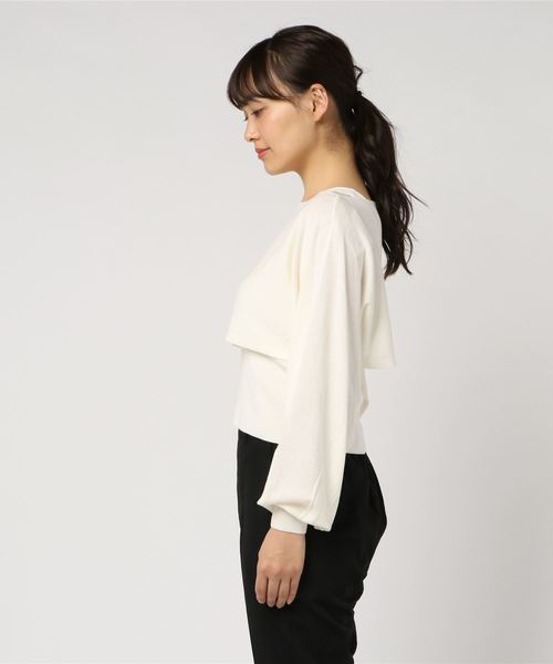 TODAYFUL（トゥデイフル）の「シルキーアンサンブルニット（ニット