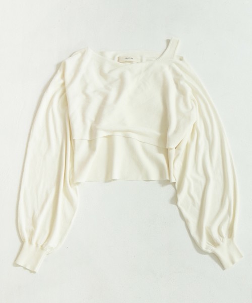 TODAYFUL（トゥデイフル）の「シルキーアンサンブルニット（ニット