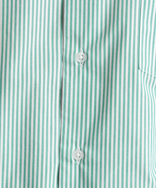 WORK TRIP OUTFITS GREEN LABEL RELAXING（ワークトリップアウトフィッツグリーンレーベル リラクシング）の「【WORK TRIP OUTFITS】ワイドカラー TC ロンドンストライプ シャツ＜スリムフィット＞（シャツ/ブラウス・メンズ・ネイビー/ケリー・36/38/40/41/42/37/43/39）」の7枚目の写真
