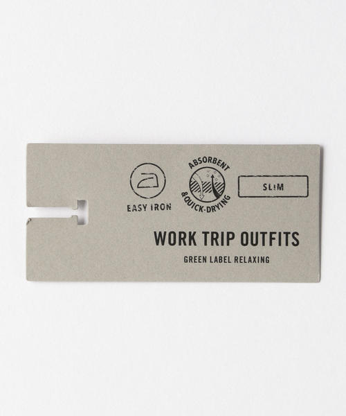 WORK TRIP OUTFITS GREEN LABEL RELAXING（ワークトリップアウトフィッツグリーンレーベル リラクシング）の「【WORK TRIP OUTFITS】ワイドカラー TC ロンドンストライプ シャツ＜スリムフィット＞（シャツ/ブラウス・メンズ・ネイビー/ケリー・36/38/40/41/42/37/43/39）」の8枚目の写真