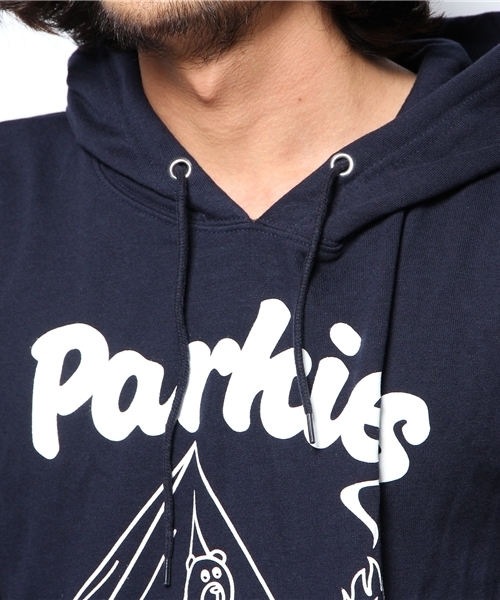 coen（コーエン）の「PARKIES(パーキーズ）キャンプスウェットパーカー（パーカー・メンズ・ネイビー・SMALL/MEDIUM/LARGE/X-LARGE）」の5枚目の写真