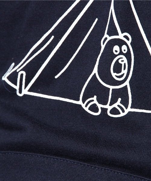 coen（コーエン）の「PARKIES(パーキーズ）キャンプスウェットパーカー（パーカー・メンズ・ネイビー・SMALL/MEDIUM/LARGE/X-LARGE）」の7枚目の写真