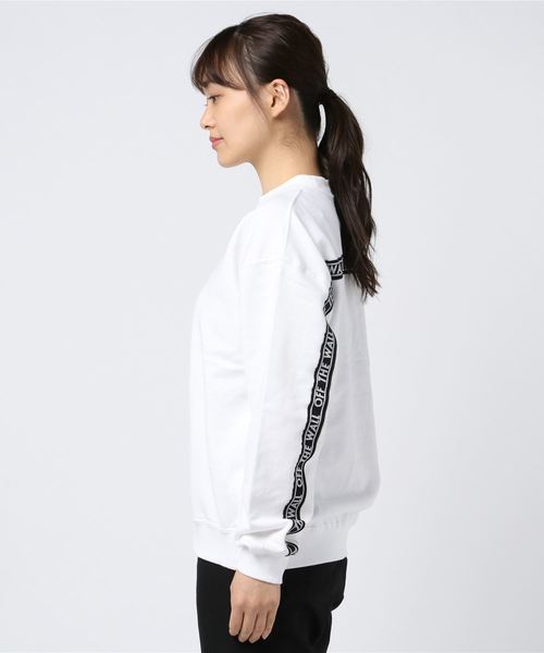 VANS(バンズ)の「《ムラスポ限定》 トレーナー VANS VA19SS-GC52MS(スウェット・レディース・ホワイト/ブラック・M)」の3枚目の写真