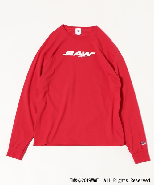 JOURNAL STANDARD(ジャーナルスタンダード)の「WWE×JOURNAL STANDARD : RAW LONG TEE#(Tシャツ/カットソー・メンズ・レッド・MEDIUM/LARGE)」の1枚目の写真