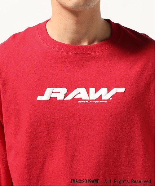JOURNAL STANDARD(ジャーナルスタンダード)の「WWE×JOURNAL STANDARD : RAW LONG TEE#(Tシャツ/カットソー・メンズ・レッド・MEDIUM/LARGE)」の3枚目の写真