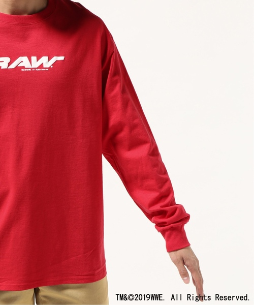 JOURNAL STANDARD(ジャーナルスタンダード)の「WWE×JOURNAL STANDARD : RAW LONG TEE#(Tシャツ/カットソー・メンズ・レッド・MEDIUM/LARGE)」の5枚目の写真