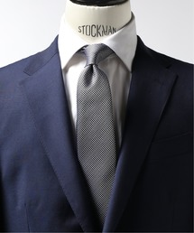 EDIFICE | ハウンドトゥース ウォッシャブル ツインタイ(ネクタイ)