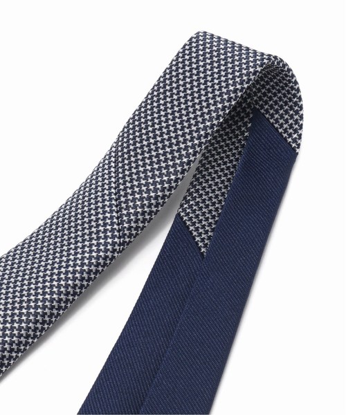 EDIFICE（エディフィス）の「ハウンドトゥース ウォッシャブル ツインタイ（ネクタイ・メンズ・ネイビー/ブルー系その他・FREE）」の12枚目の写真