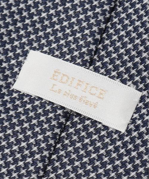 EDIFICE（エディフィス）の「ハウンドトゥース ウォッシャブル ツインタイ（ネクタイ・メンズ・ネイビー/ブルー系その他・FREE）」の10枚目の写真