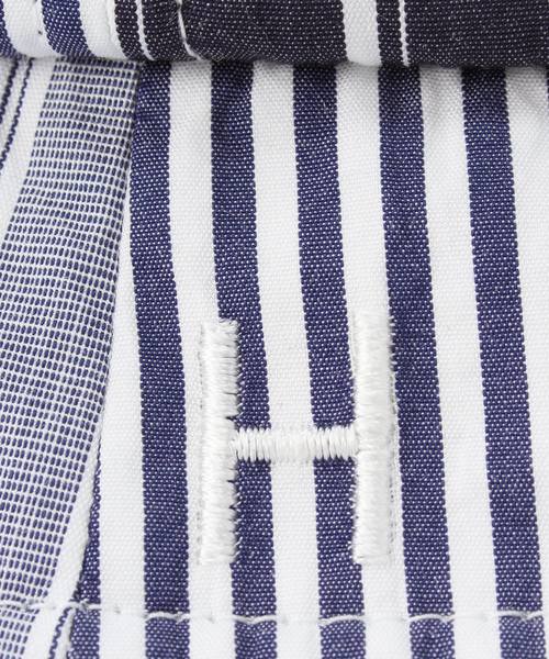 EDIFICE（エディフィス）の「HICO×EDIFICE STRIPE BUCKET HAT（ハット・メンズ・ブラック/ネイビー/ブルー・FREE）」の13枚目の写真