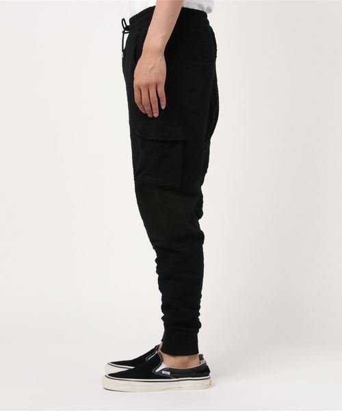 junhashimoto（ジュンハシモト）の「ANA CARGO（カーゴパンツ・メンズ・ブラック/カーキ・2/4/3/5）」の4枚目の写真