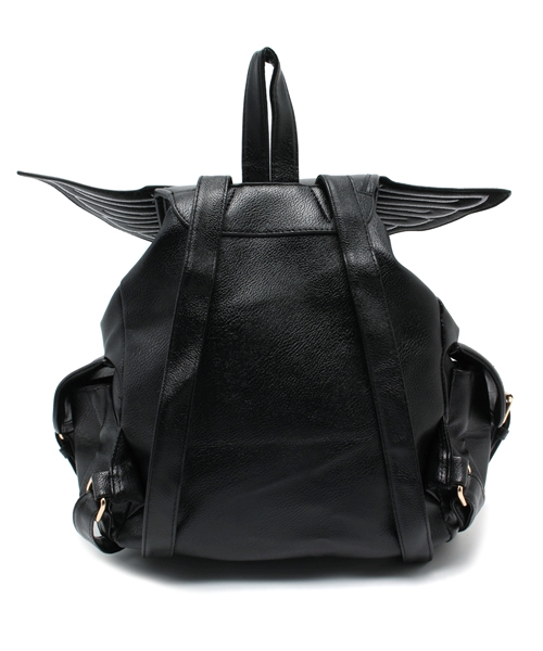 WEGO(ウィゴー)の「WEGO/フェザーリュック(バックパック/リュック・レディース・ブラック/ピンク/ホワイト・FREE)」の9枚目の写真