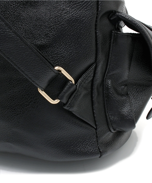 WEGO(ウィゴー)の「WEGO/フェザーリュック(バックパック/リュック・レディース・ブラック/ピンク/ホワイト・FREE)」の6枚目の写真