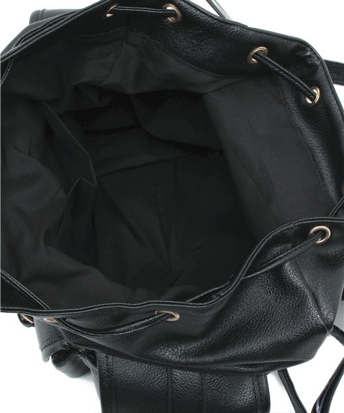 WEGO(ウィゴー)の「WEGO/フェザーリュック(バックパック/リュック・レディース・ブラック/ピンク/ホワイト・FREE)」の12枚目の写真