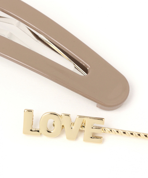 GLOBAL WORK（グローバルワーク）の「【キッズ】3SETヘアピン/849610（ヘアピン・キッズ・ダークブラウン/ベージュ/パープル系その他5・FREE）」の6枚目の写真