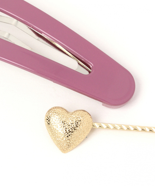 GLOBAL WORK（グローバルワーク）の「【キッズ】3SETヘアピン/849610（ヘアピン・キッズ・ダークブラウン/ベージュ/パープル系その他5・FREE）」の4枚目の写真