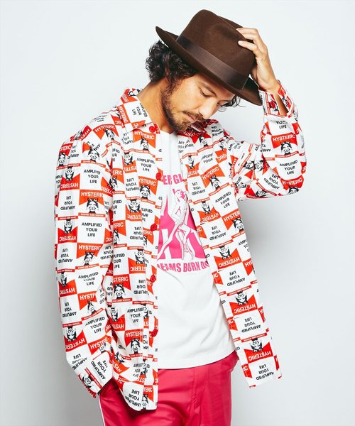 HYSTERIC GLAMOUR（ヒステリックグラマー）の「CELEBRITY GIRL Tシャツ（Tシャツ/カットソー・メンズ・ホワイト/ブラック/グリーン・X-LARGE/SMALL/MEDIUM/LARGE）」の6枚目の写真