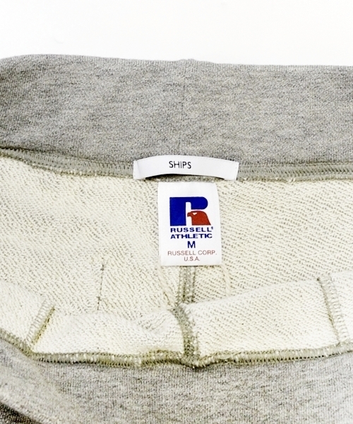 SHIPS(シップス)の「SC: RUSSEL ATHLETIC 【SHIPS別注】 スウェット/ショーツ■(その他パンツ・メンズ・ヘザ-グレー/ブルー/レッド系その他・SMALL/MEDIUM/LARGE)」の7枚目の写真