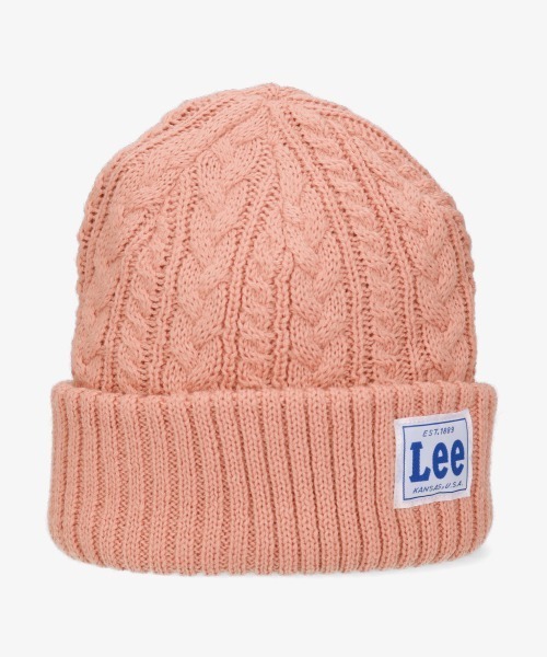 Lee（リー）の「【Lee】CABLE WATCH CAP ACRYLIC / 【リー】ケーブル　ワッチキャップ　アクリル　オーバーライド（ニットキャップ/ビーニー・メンズ・ホワイト/ブラック/ネイビー/グレー/ピンク/イエロー/ワイン/モスグリーン・57~59cm）」の7枚目の写真