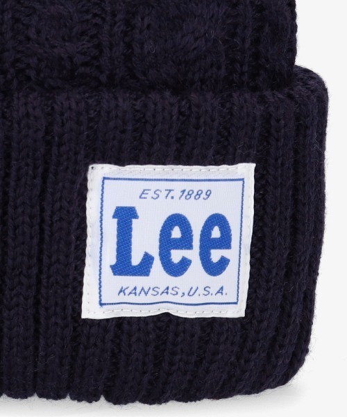 Lee（リー）の「【Lee】CABLE WATCH CAP ACRYLIC / 【リー】ケーブル　ワッチキャップ　アクリル　オーバーライド（ニットキャップ/ビーニー・メンズ・ホワイト/ブラック/ネイビー/グレー/ピンク/イエロー/ワイン/モスグリーン・57~59cm）」の19枚目の写真