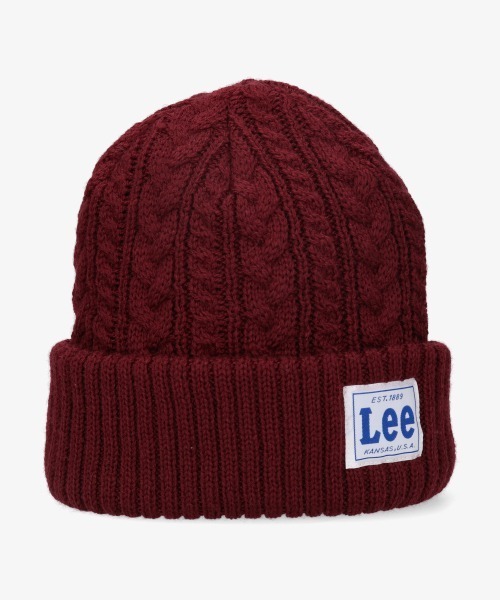 Lee（リー）の「【Lee】CABLE WATCH CAP ACRYLIC / 【リー】ケーブル　ワッチキャップ　アクリル　オーバーライド（ニットキャップ/ビーニー・メンズ・ホワイト/ブラック/ネイビー/グレー/ピンク/イエロー/ワイン/モスグリーン・57~59cm）」の22枚目の写真