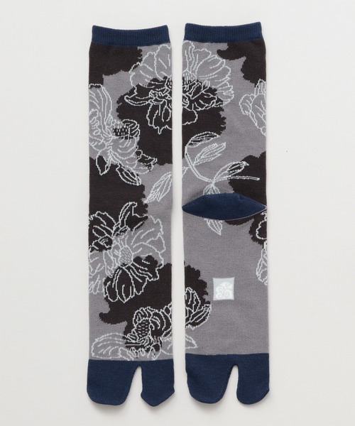 カヤ（カヤ）の「【カヤ】足袋型くつ下25～28cm 芍薬（ソックス/靴下・メンズ・ネイビー/グレー/その他・FREE）」の8枚目の写真