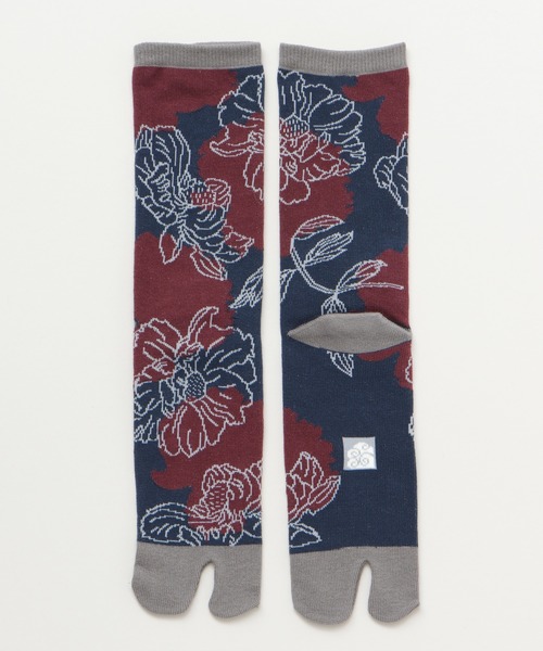 カヤ（カヤ）の「【カヤ】足袋型くつ下25～28cm 芍薬（ソックス/靴下・メンズ・ネイビー/グレー/その他・FREE）」の10枚目の写真