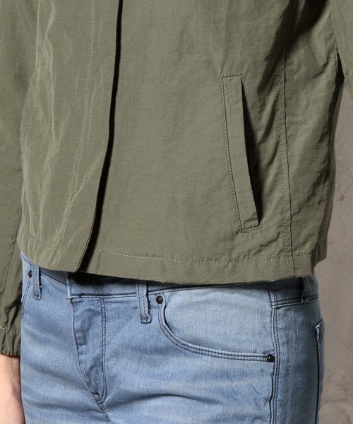 green label relaxing（グリーンレーベルリラクシング）の「GT HandWashable ダンプブルゾン ◆（ブルゾン・レディース・ダークグリーン/コバルトブルー・36/40/38）」の10枚目の写真