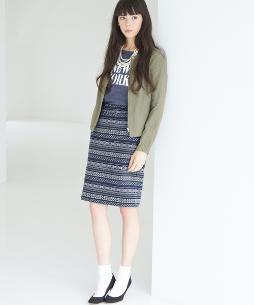 green label relaxing（グリーンレーベルリラクシング）の「GT HandWashable ダンプブルゾン ◆（ブルゾン・レディース・ダークグリーン/コバルトブルー・36/40/38）」の13枚目の写真