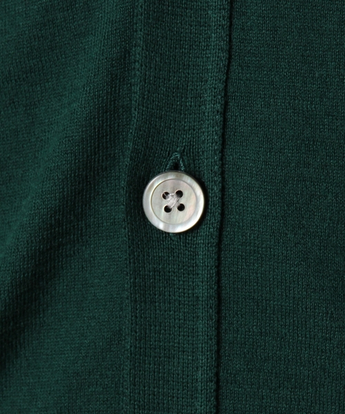 BEAUTY&YOUTH UNITED ARROWS(ビューティーアンドユースユナイテッドアローズ)の「BY スーピマ コットン Vカーディガン ◆(カーディガン/ボレロ・メンズ・グレー/ダークグリーン/ネイビー・SMALL/MEDIUM/LARGE/X-LARGE)」の6枚目の写真