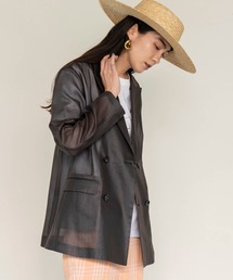 MAISON SPECIAL | ◎BAILA＆STORY8月号掲載：シアーダブルジャケット【MAISON SPECIAL/メゾンスペシャル】■セットアップ対応■(テーラードジャケット)
