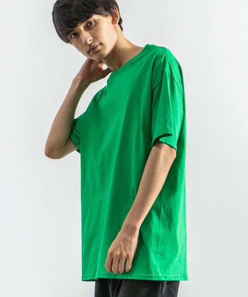 FRUIT OF THE LOOM(フルーツオブザルーム)の「FRUIT OF THE LOOM フルーツオブザルーム 半袖Tシャツ(Tシャツ/カットソー・メンズ・ブラウン/パープル/ラベンダー/杢グレー/ブルー/ヘザーチャコール/ワイン/カーキ/グリーン/ブラック/ネイビー/ホワイト/ライトベージュ/オレンジ/ライトブルー/イエロー/チャコール/レッド/アッシュ・L/M/S/XL)」の11枚目の写真