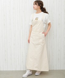 SpRay | 【WEB限定】配色ステッチジャンパースカート(ワンピース)
