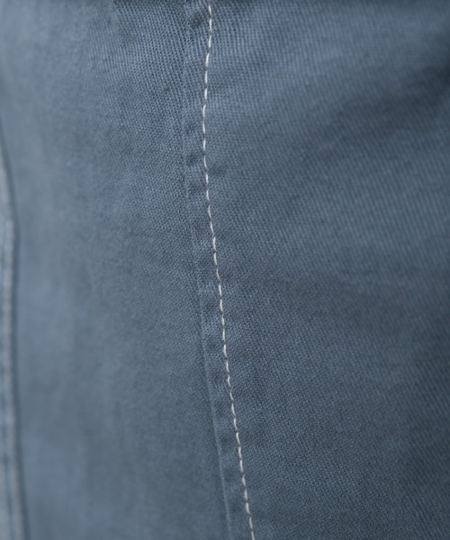 SpRay（スプレイ）の「【WEB限定】配色ステッチジャンパースカート（ワンピース・レディース・ブラック/ブルー/アイボリー/ライトカーキ・FREE）」の12枚目の写真