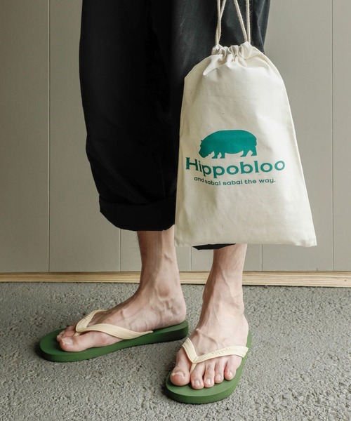 HIGHTIDE(ハイタイド)の「Hippobloo ヒッポブルー Hippobloo メンズ ビーチサンダル ビーサン トングサンダル(サンダル・メンズ・インディゴブルー/モスグリーン/チャコール/グリーン/ベージュ/グリーン系その他/ブルー系その他・11/10/10.5)」の4枚目の写真