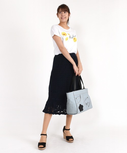 MARY QUANT（マリークワント）の「デニムポケットデイジー トート 