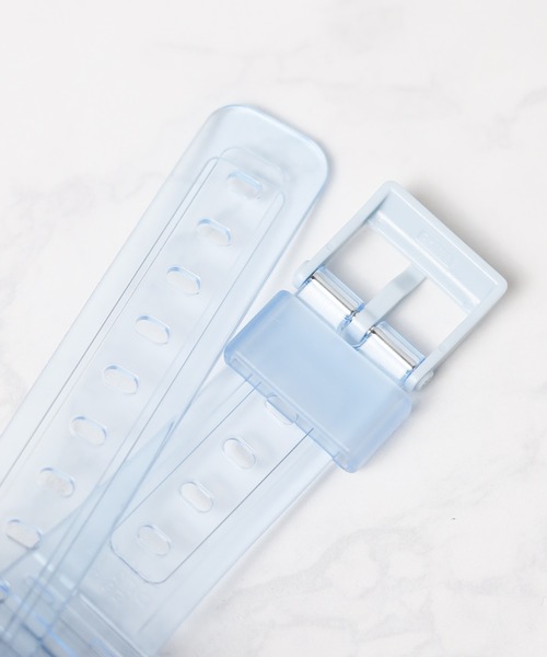 CASIO（カシオ）の「【60】【CASIO（カシオ）】クリア　デジタル（デジタル腕時計・レディース・ホワイト/グレー/ピンク/ブルー・FREE）」の10枚目の写真