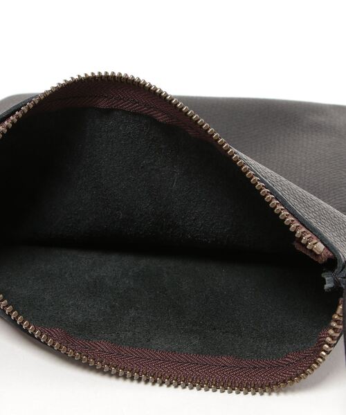 BICASH（ビカーシ）の「レザーサコッシュ/#HG-016（ショルダーバッグ・メンズ・カーキ/ボルドー/ウッド/ブラック/ブラウン/ダークブラウン/キャメル・FREE）」の9枚目の写真