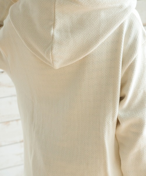 Auntie Rosa Holiday（アンティローザホリデー）の「ループスウェットメキシカンパーカ（パーカー・レディース・モカ/ナチュラル/ライトパープル・FREE）」の9枚目の写真