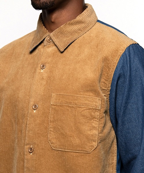 STUSSY（ステューシー）の「Cord Denim Mix Shirt（シャツ