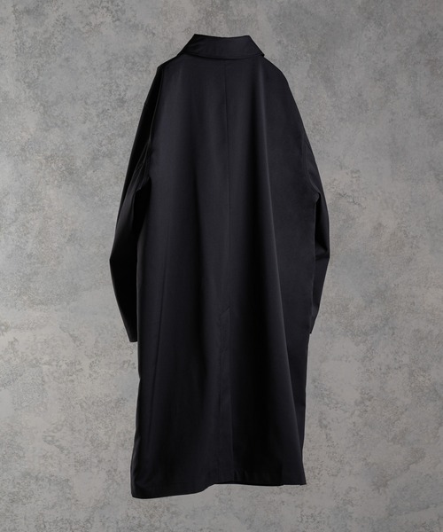 ADRER ステンカラーコート ブラック ADRER ステンカラーコート コート Beaver melton over soutien