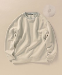 SHIPS | 【WEB限定】SHIPS: バルキー ポンチ ワンポイント ロゴ クルーネック プルオーバー(スウェット)